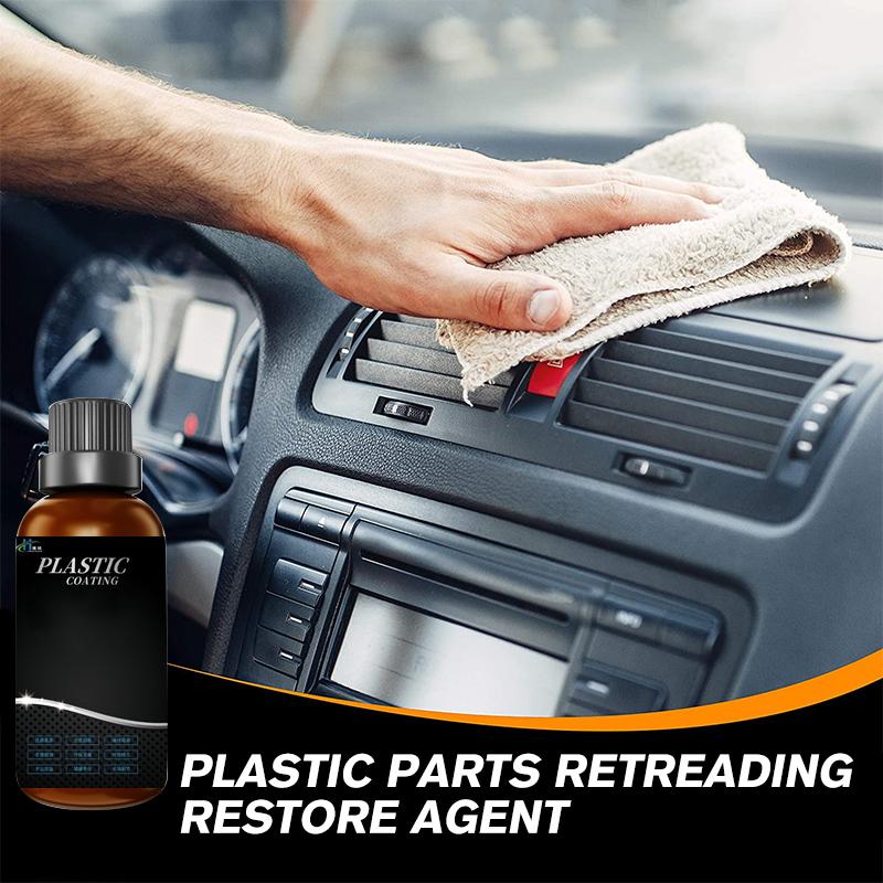 ✨Hot Sale-50% OFF✨Car Interior Plastic Parts Renewed Restore Agent Refurbished Liquid 200 ML