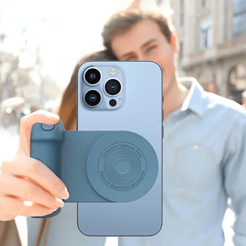 Magnetic Camera Handle Photo Bracket with Smart Bluetooth