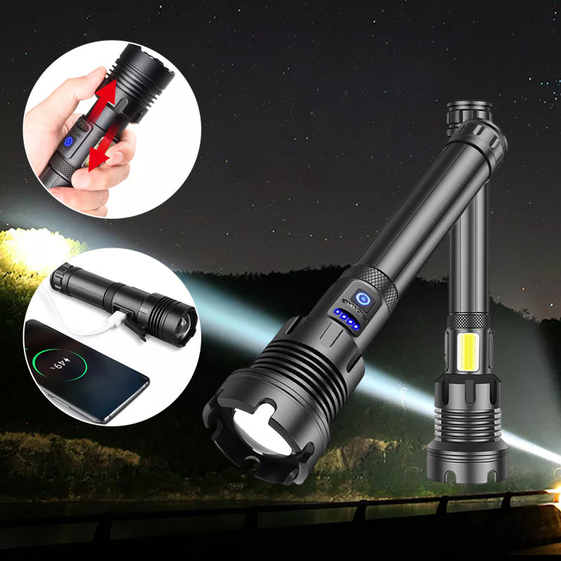 🎁Thanksgiving Promotion-LED Rechargeable Laser Flashlight