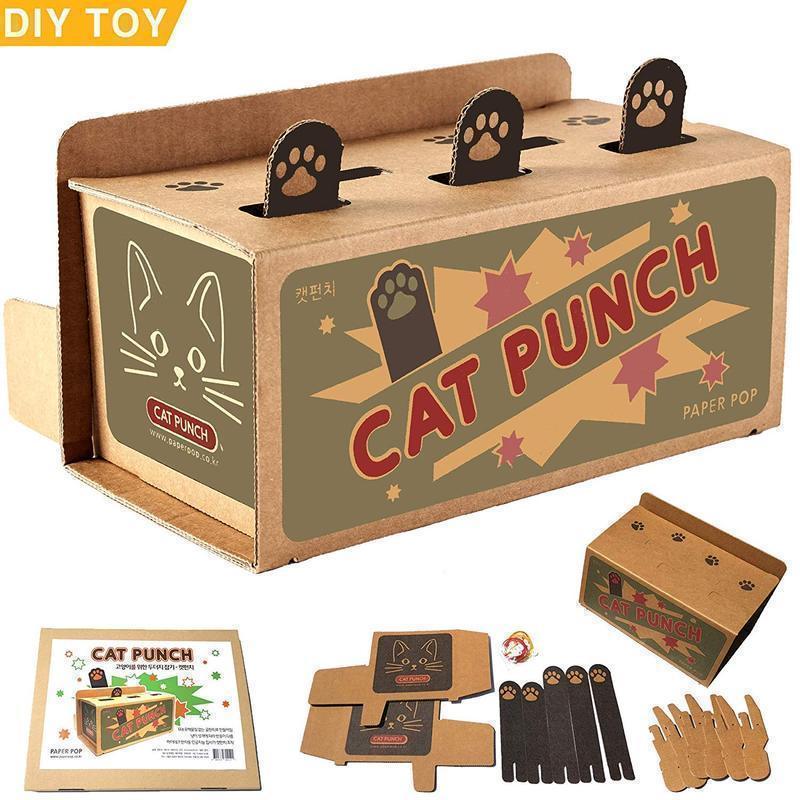 Cat Punch Cat toy Corrugated Cardboard