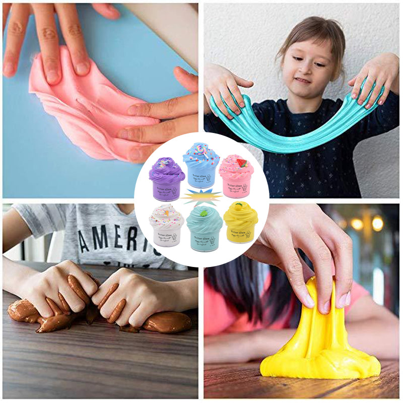 ✨CHRISTMAS EARLY SALE-50% OFF✨Fluffy Slime Putty for Kids(6 pcs/ 9 pcs)