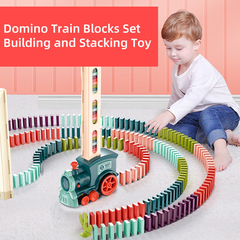 🚂Best Gift For Christmas-50% Off🚂Domino Train Blocks Set