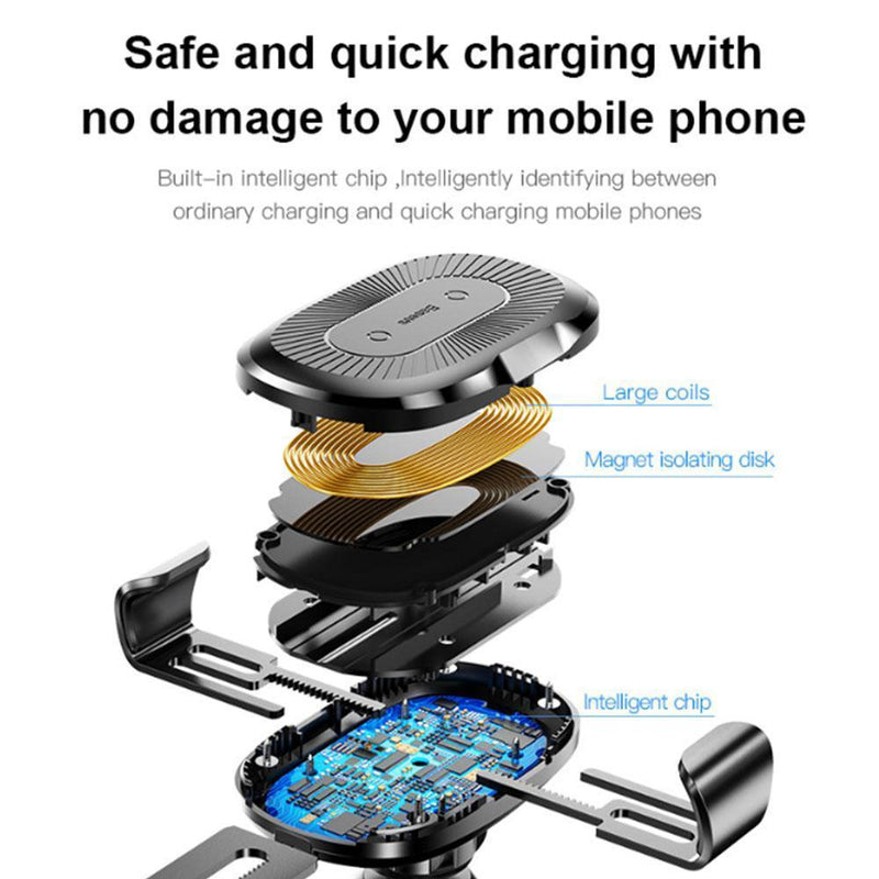 3 in 1 Wireless Charger & Car Phone Holder
