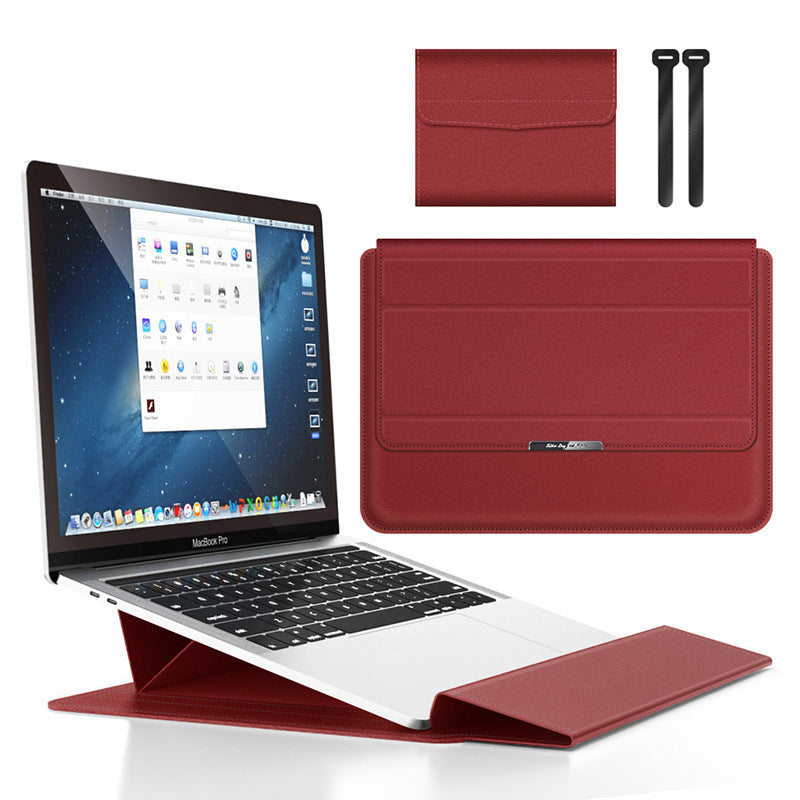 💻New Year Sale - 50% OFF💻Laptop Sleeve Case Leather Case with Adjustable Stand