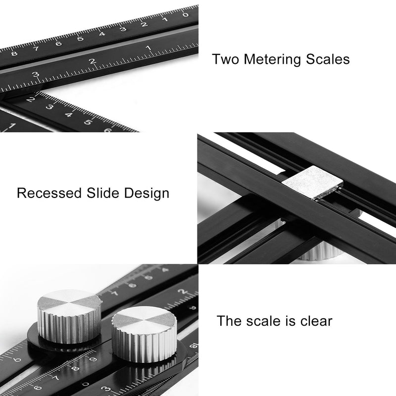 Six/Twelve-Sided Aluminum Alloy Angle Measuring Tool