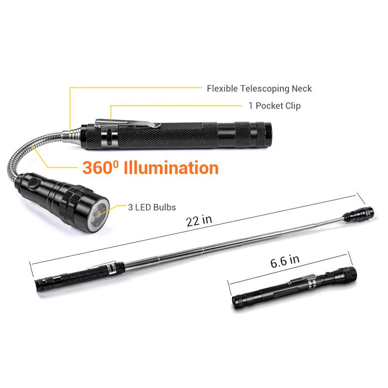 🔥2021 New Year Sale: 50%OFF🔥Telescoping Magnetic Pickup Flashlight