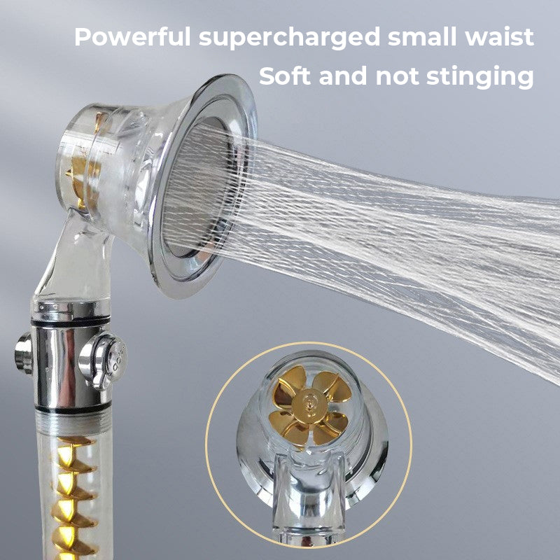 Supercharged Double Cyclone Shower