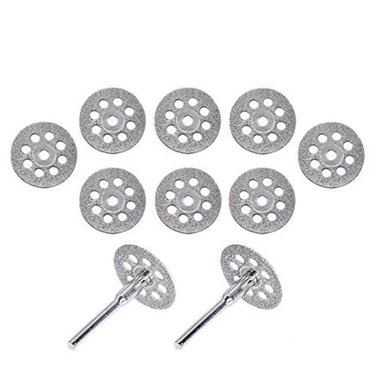 Domom® Diamond Cutting Wheel Set (10 PCS and 2 Rods)