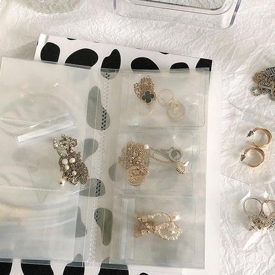 Simple Clear Jewellery Album Storage Bag