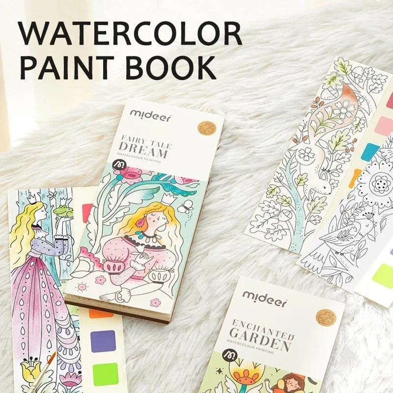 🎨Christmas sale 50% OFF✨Pocket Watercolor Painting Book