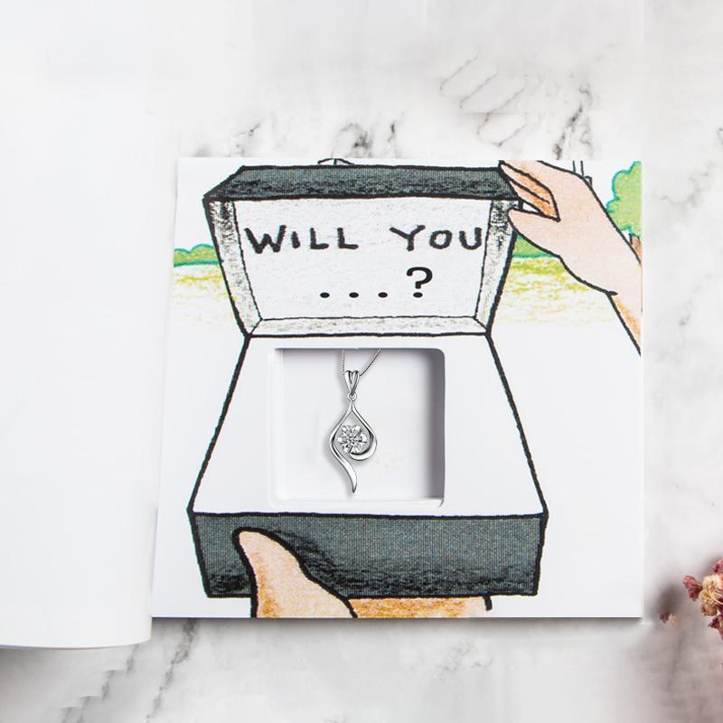 Creative Flip Book for Hiding Your Ring for Valentine's Day