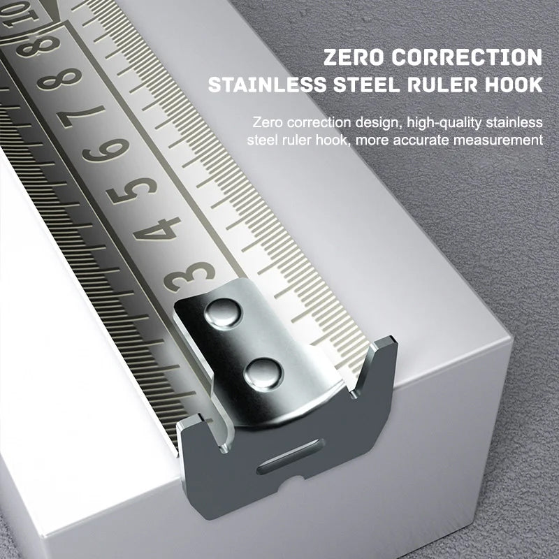 Stainless Steel Anti-corrosion Retractable Metric Ruler