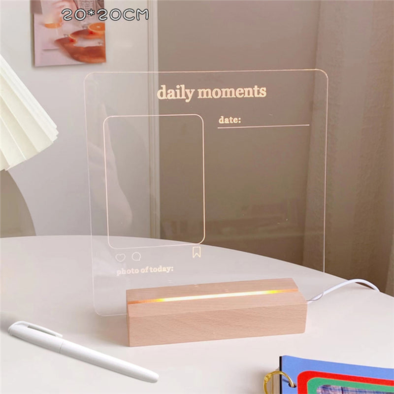 (🎉2023 NEW YEAR SALE-SAVE 50% OFF)Acrylic Writing Board With Pen