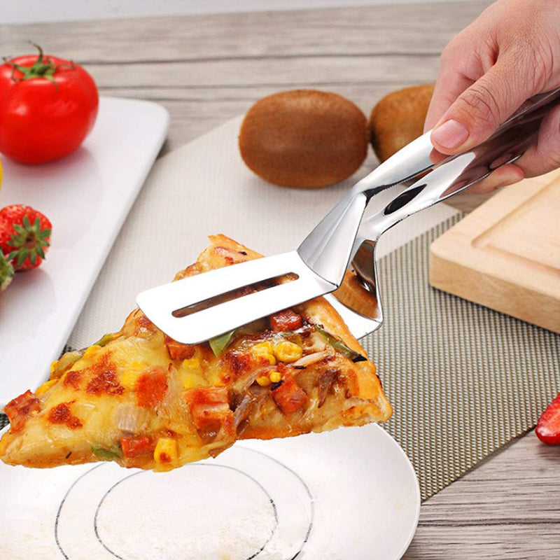🔥Christmas Hot Sale-50% OFF🔥Multifunctional Frying Spatula Steak Clip Double-Sided  Shovel Clip - 304 Stainless Steel