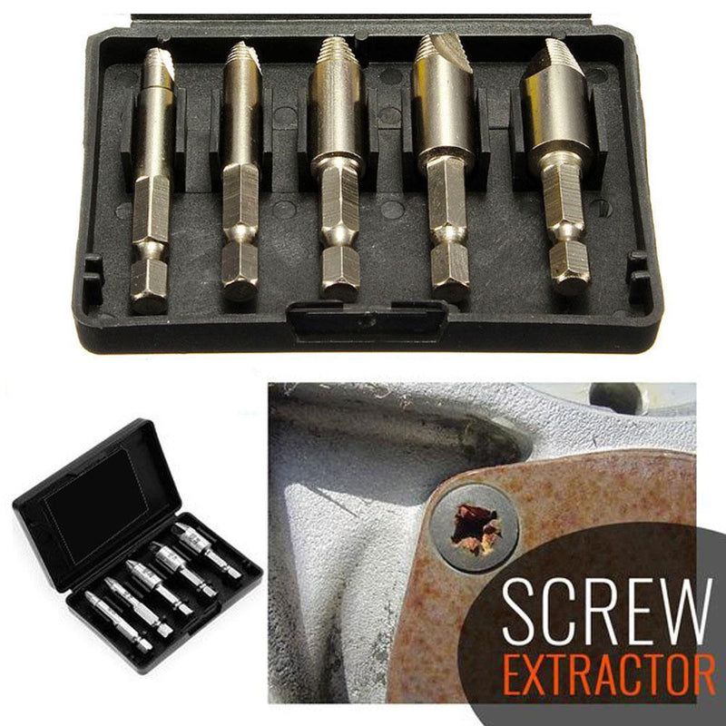Stubborn Screw Remover Set（5pcs)