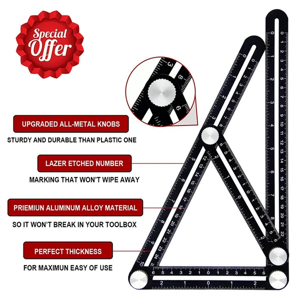 Alloy Universal Multilateral Measuring Locator-50% OFF August Special