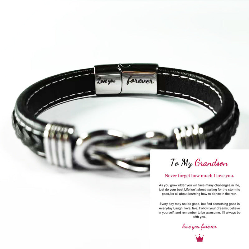 🎁BLACK FRIDAY SALE-Forever Linked Together Braided Leather Bracelet
