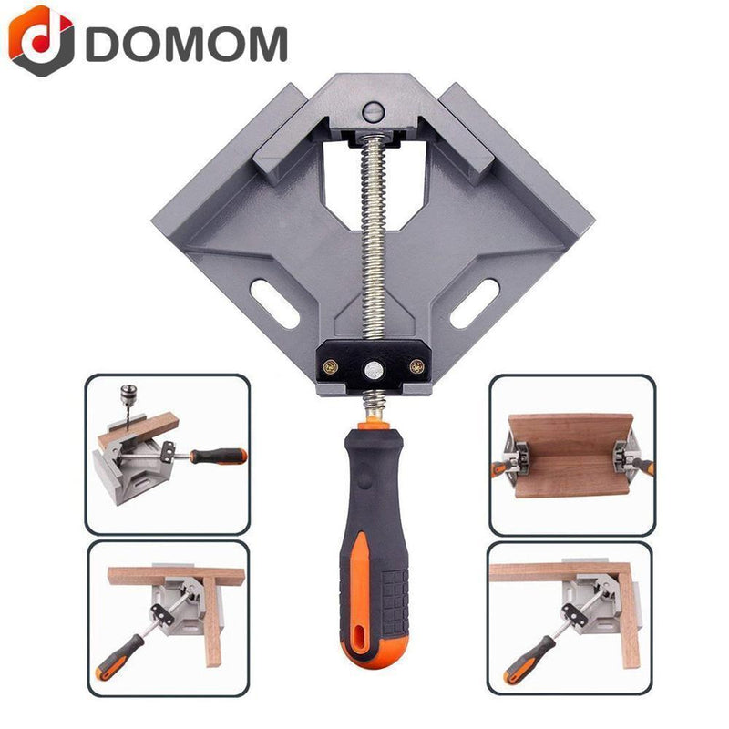 90 Degree Right Angle Clamp Woodworking Adjustable Bench Vise Tool