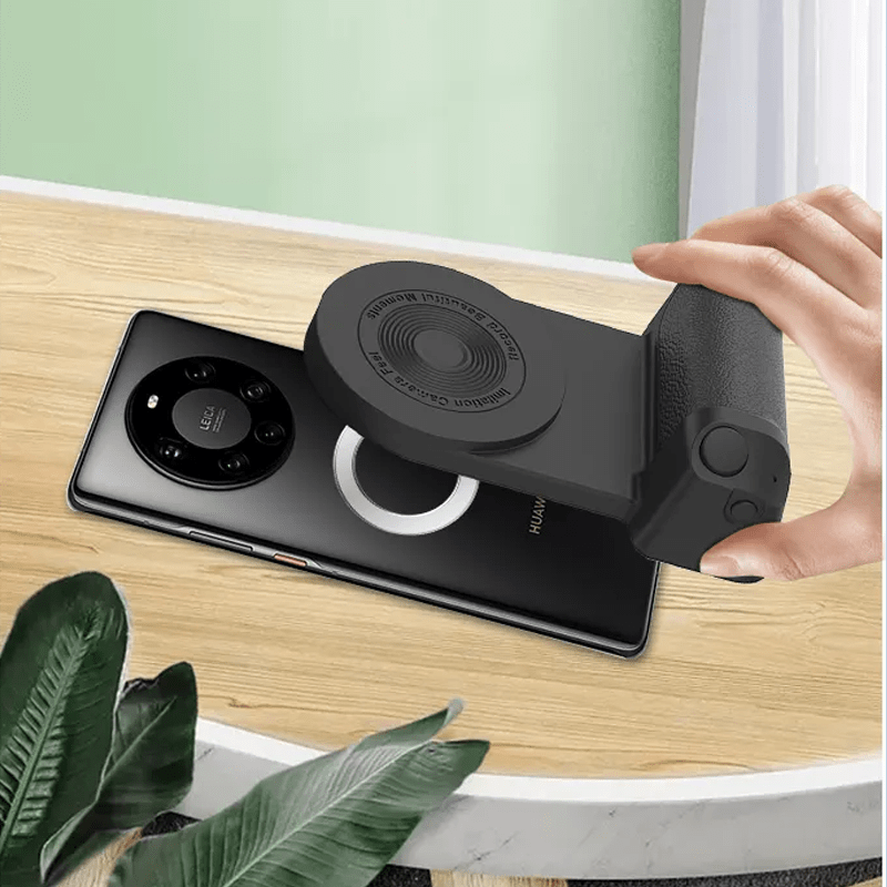 Magnetic Camera Handle Photo Bracket with Smart Bluetooth