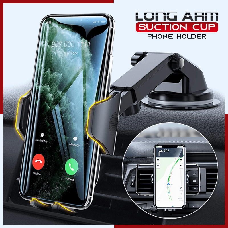 🔥CHRISTMAS FLASH SALE 50% OFF🔥Long Arm Suction Cup Car Phone Holder