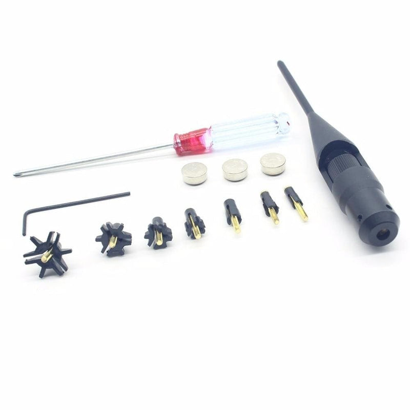 Adjustable Red Laser Bore Sighter Kit