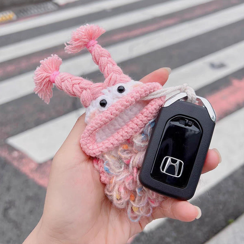 😸Christmas Hot Sale-50% OFF😸Handmade Crochet Key Case/Holder 